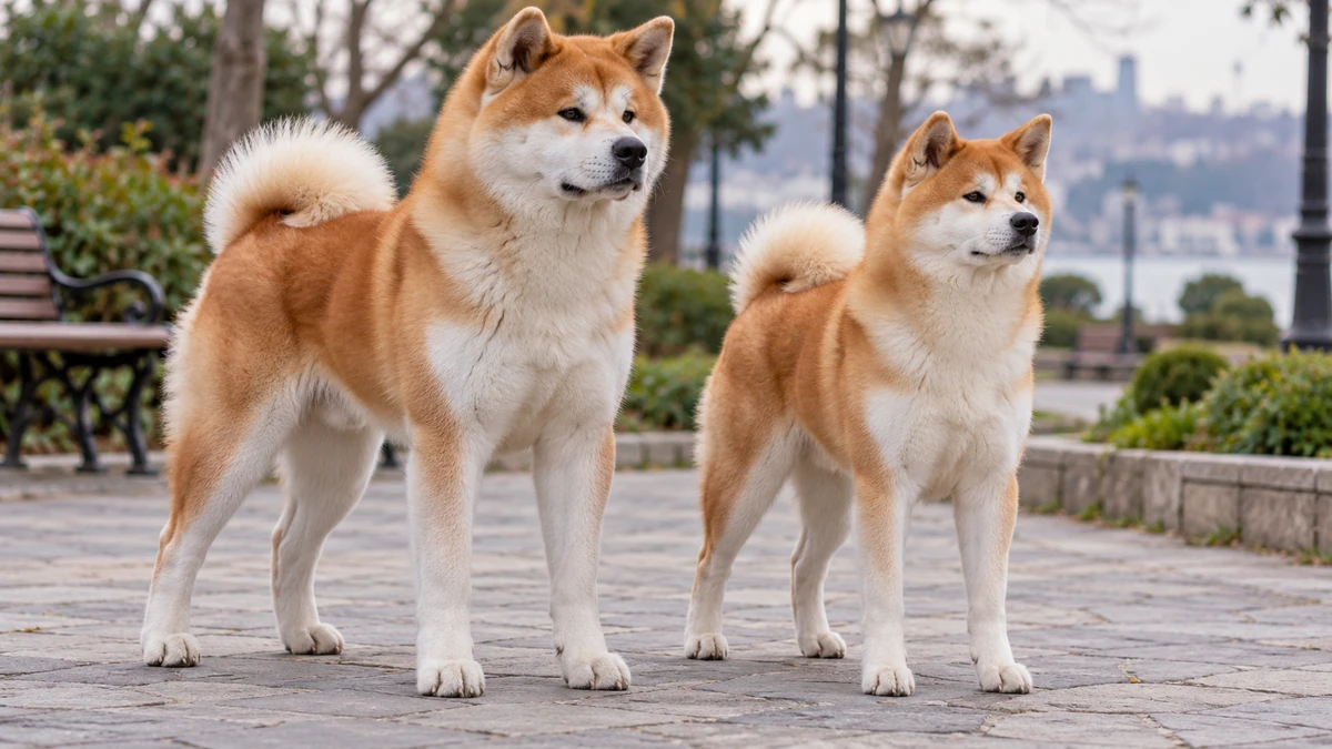 Akita Inu fiyat — boy ve varyete karşılaştırması